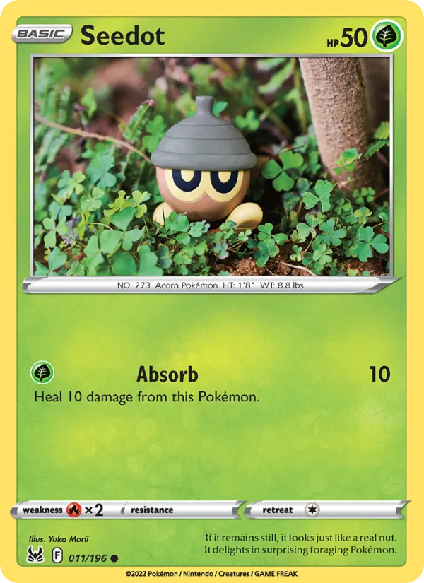 Seedot — Lost Origin #011 (Pokémon TCG card)