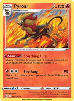 Pyroar (Lost Origin #029)