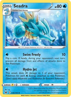 Seadra (Lost Origin #036)