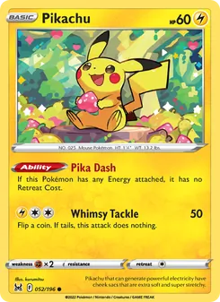 Pikachu (Lost Origin #052)