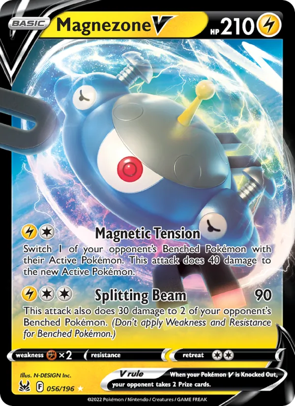 Magnezone V — Lost Origin #056 (Pokémon TCG card)