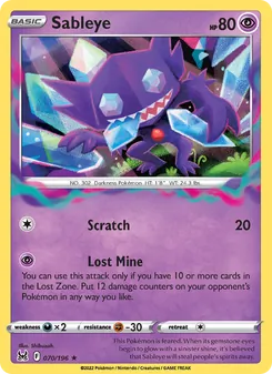 Sableye (Lost Origin #070)