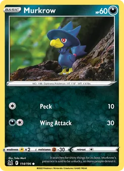 Murkrow (Lost Origin #114)