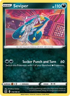 Seviper (Lost Origin #116)