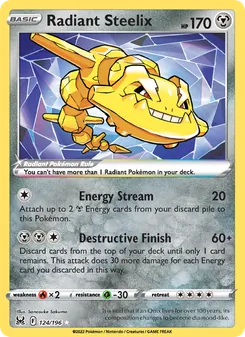 Radiant Steelix (Lost Origin #124)