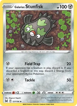 Galarian Stunfisk (Lost Origin #127)
