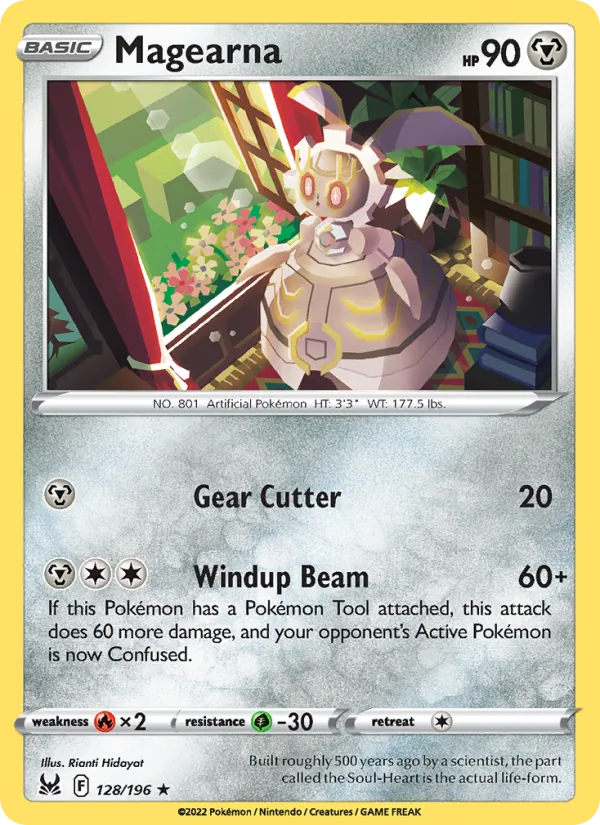 Magearna — Lost Origin #128 (Pokémon TCG card)