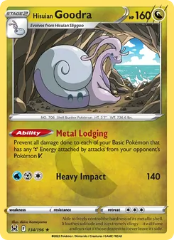 Hisuian Goodra (Lost Origin #134)