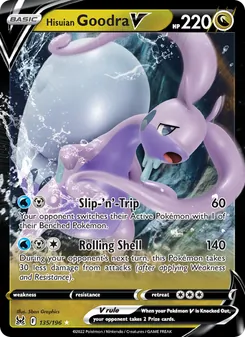 Hisuian Goodra V (Lost Origin #135)