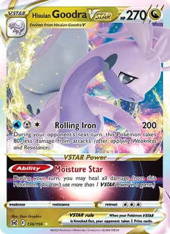 Hisuian Goodra VSTAR (Lost Origin #136)