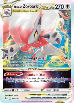 Hisuian Zoroark VSTAR (Lost Origin #147)