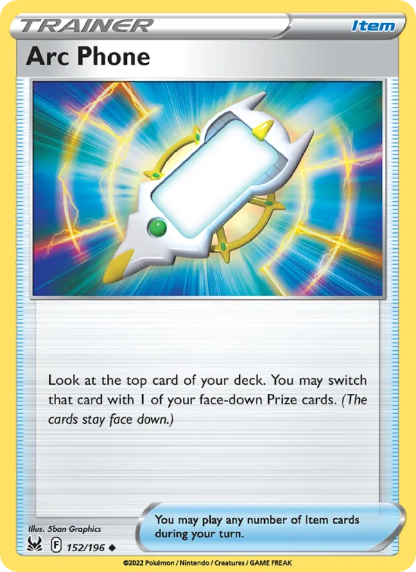 Arc Phone — Lost Origin #152 (Pokémon TCG card)