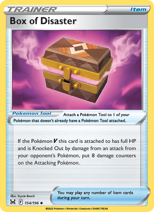 Box of Disaster — Lost Origin #154 (Pokémon TCG card)