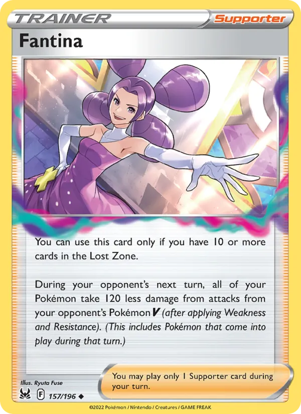 Fantina — Lost Origin #157 (Pokémon TCG card)