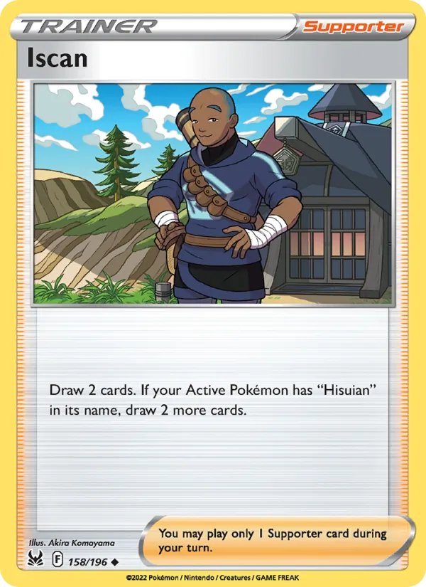 Iscan — Lost Origin #158 (Pokémon TCG card)