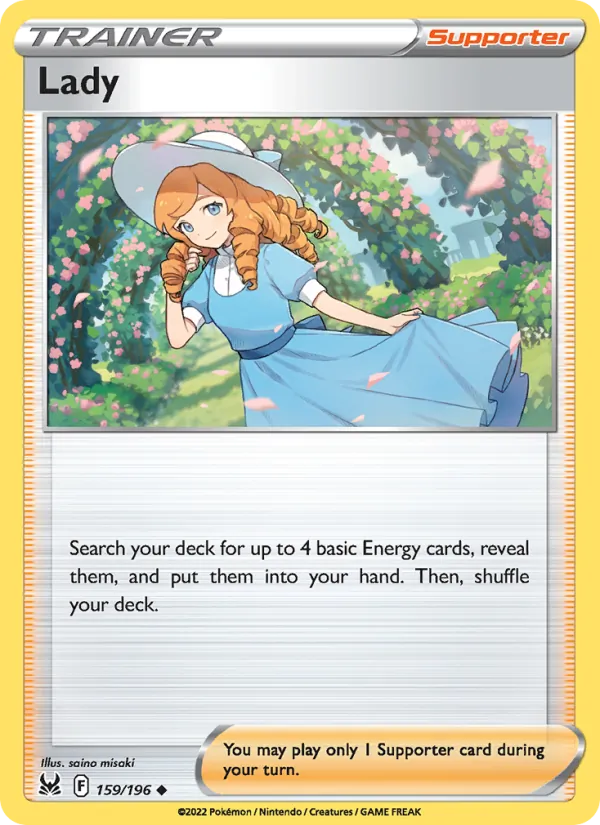 Lady — Lost Origin #159 (Pokémon TCG card)