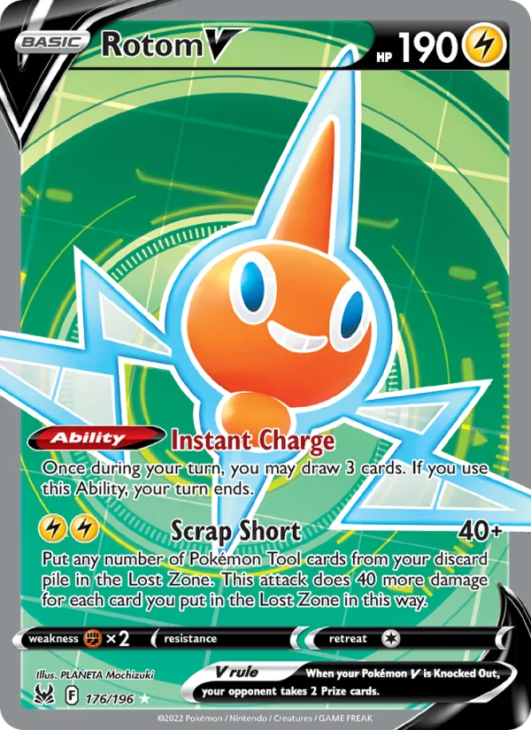 Rotom V — Lost Origin #176 (Pokémon TCG card)