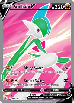 Gallade V (Lost Origin #181)