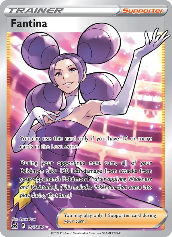 Fantina — Lost Origin #191 (Pokémon TCG card)