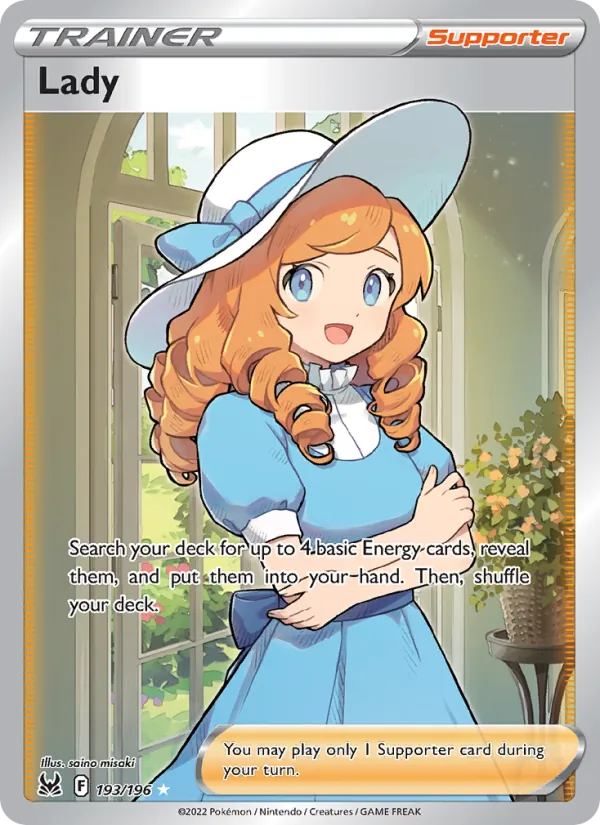 Lady — Lost Origin #193 (Pokémon TCG card)