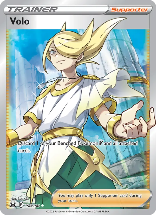 Volo — Lost Origin #196 (Pokémon TCG card)