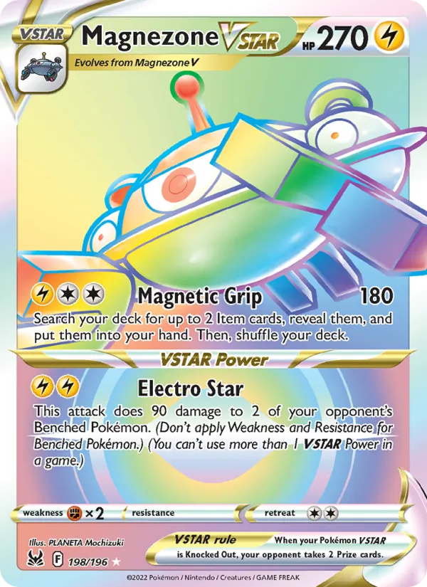 Magnezone VSTAR — Lost Origin #198 (Pokémon TCG card)