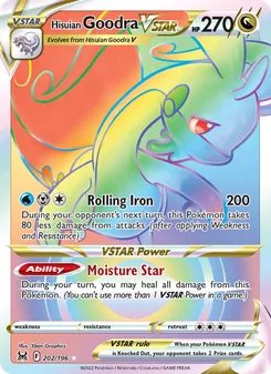 Hisuian Goodra VSTAR (Lost Origin #202)