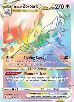 Hisuian Zoroark VSTAR (Lost Origin #203)