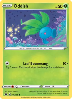 Oddish (Crown Zenith #001)