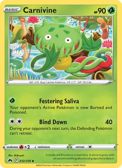 Carnivine (Crown Zenith #012)