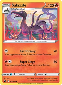 Salazzle (Crown Zenith #028)