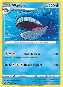 Wailord (Crown Zenith #032)