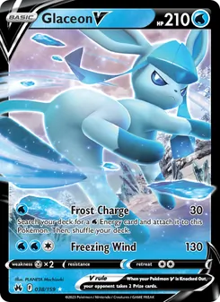 Glaceon V (Crown Zenith #038)