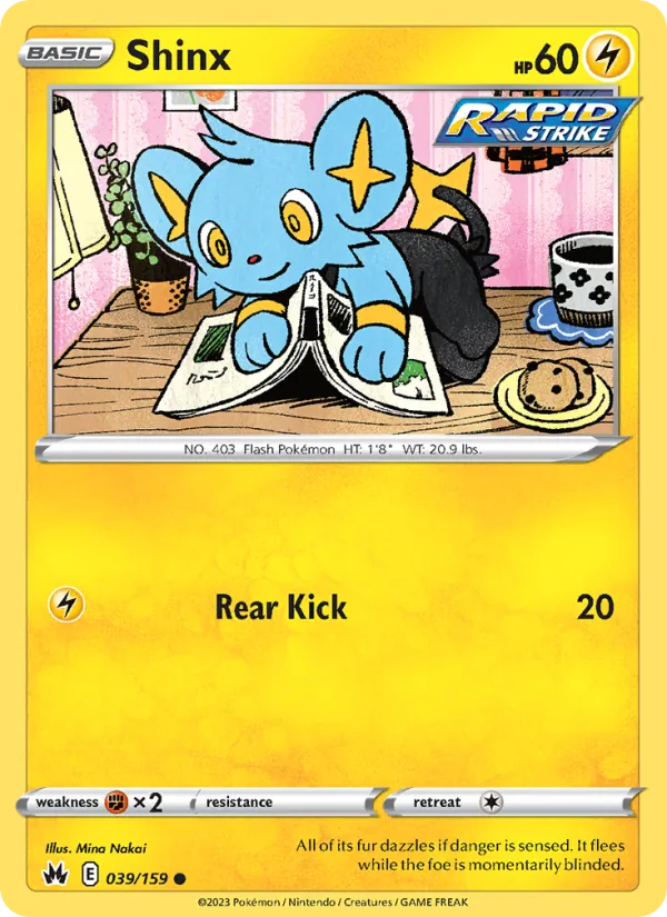 Shinx — Crown Zenith #039 (Pokémon TCG card)