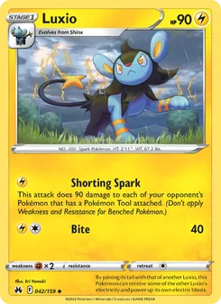 Luxio (Crown Zenith #042)