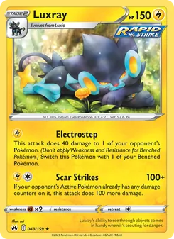 Luxray (Crown Zenith #043)