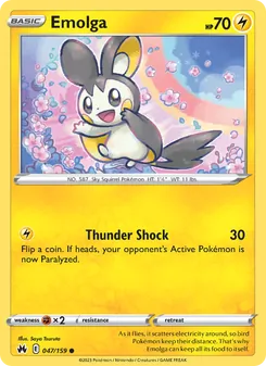 Emolga (Crown Zenith #047)