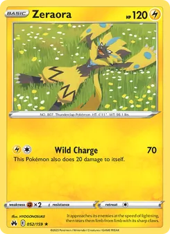 Zeraora (Crown Zenith #052)