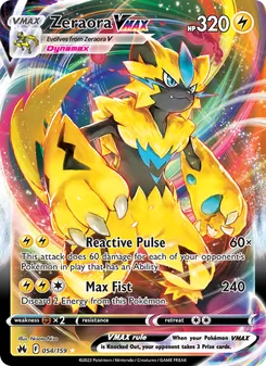 Zeraora VMAX (Crown Zenith #054)