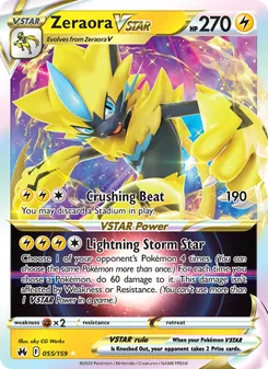 Zeraora VSTAR (Crown Zenith #055)