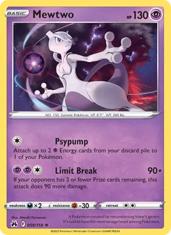 Mewtwo (Crown Zenith #059)