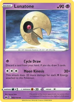 Lunatone (Crown Zenith #062)