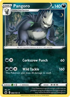 Pangoro (Crown Zenith #080)