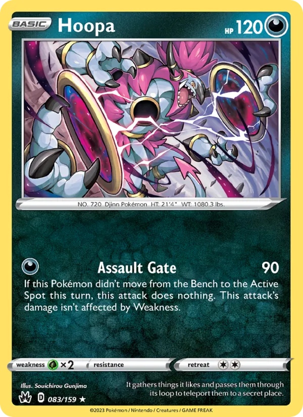Hoopa — Crown Zenith #083 (Pokémon TCG card)