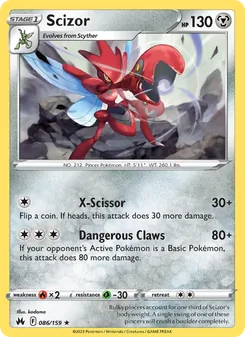 Scizor (Crown Zenith #086)