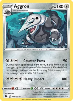 Aggron (Crown Zenith #089)