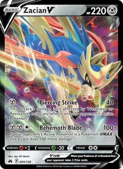 Zacian V (Crown Zenith #095)