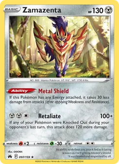 Zamazenta (Crown Zenith #097)