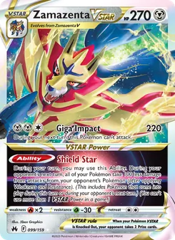 Zamazenta VSTAR (Crown Zenith #099)