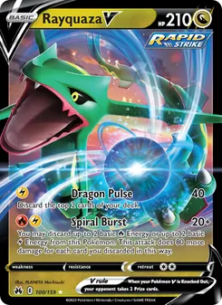 Rayquaza V (Crown Zenith #100)